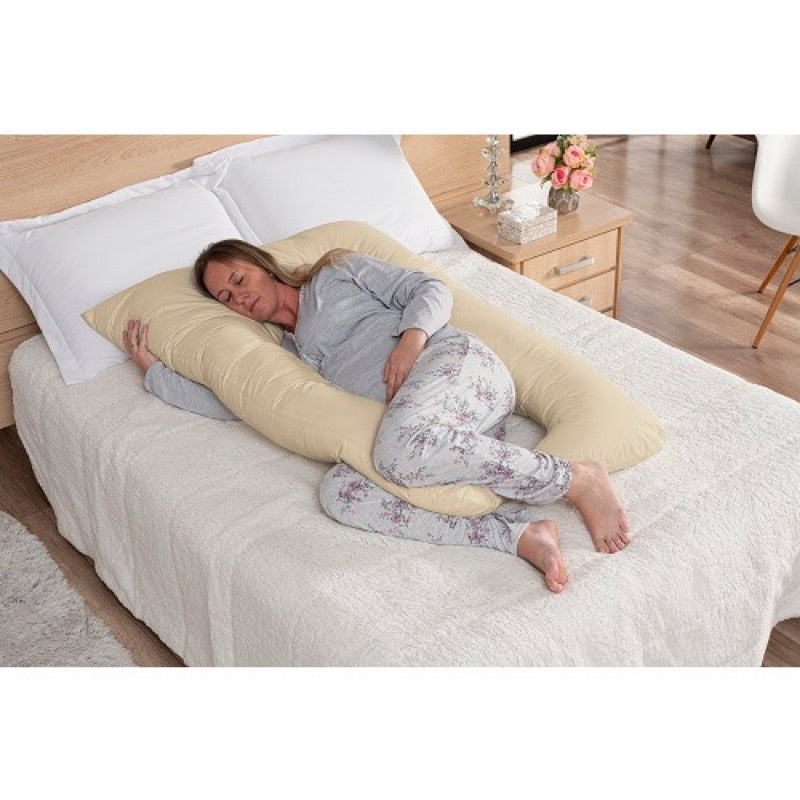 Travesseiro de Corpo para Gestantes - Confortável e Apoio Ideal.